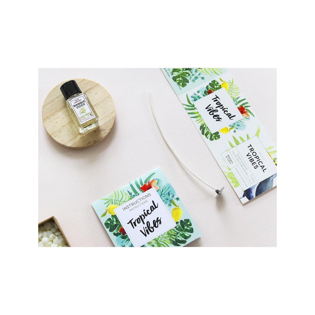 Kit Bougie Diy - Tropical Vibes