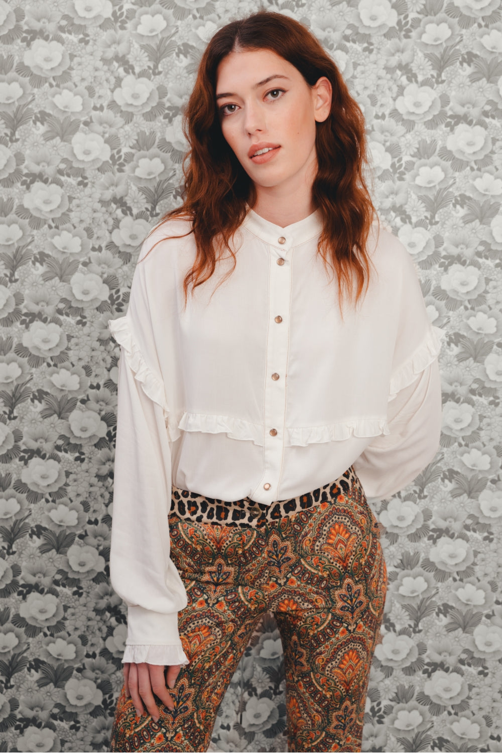 La Chemise Fiona Unie Blanche Vintage