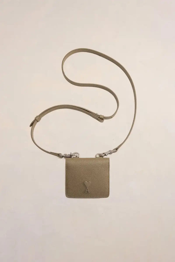 Ami Paris - Porte Cartes – Taupe