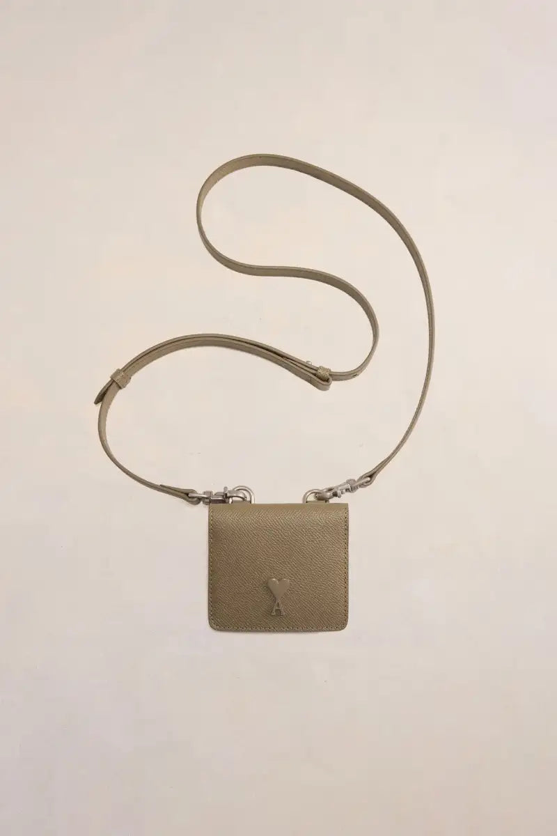 Ami Paris - Porte Cartes – Taupe
