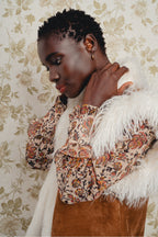 La Veste Aretha Folk Effet Daim
