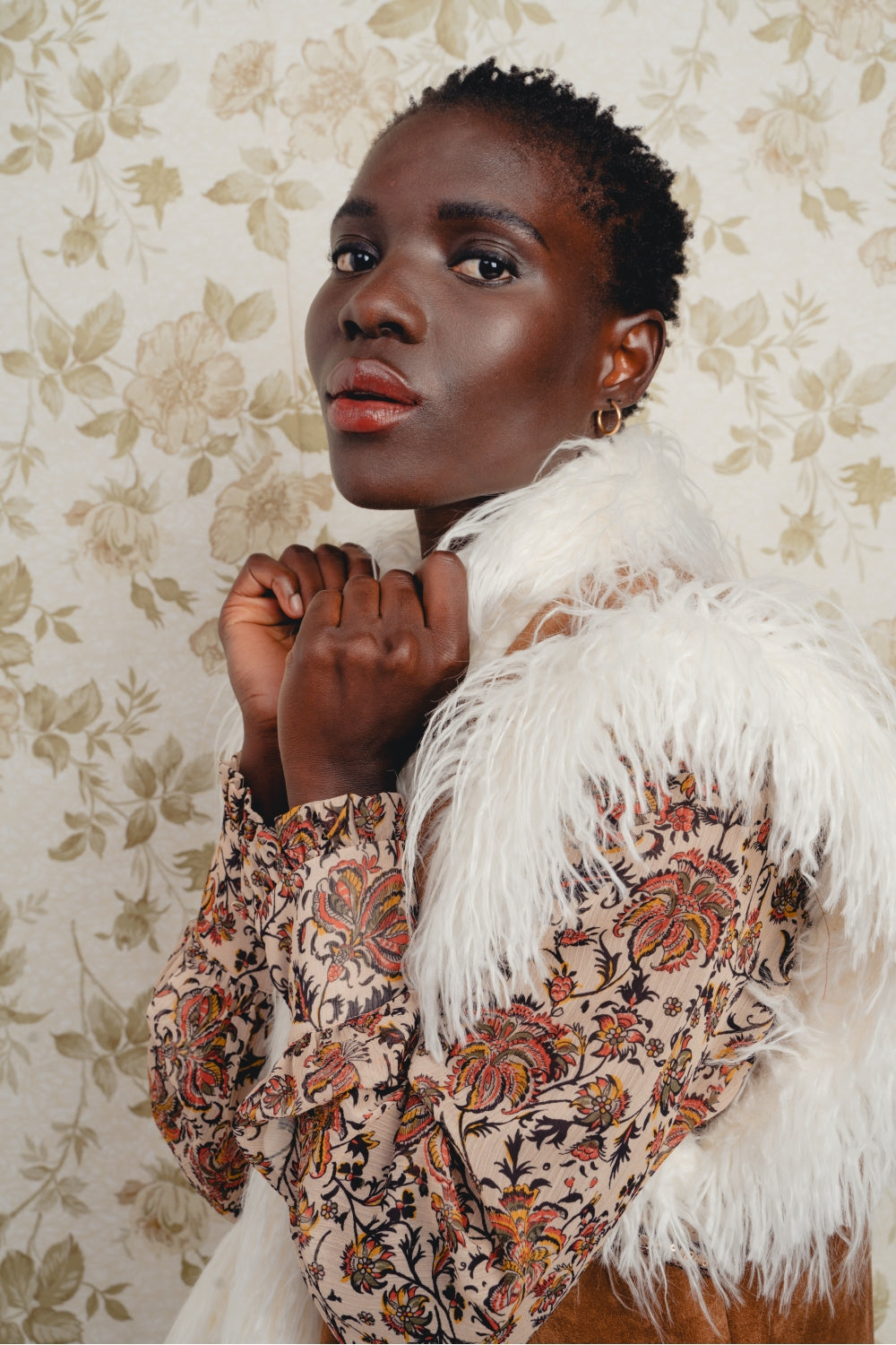 La Veste Aretha Folk Effet Daim