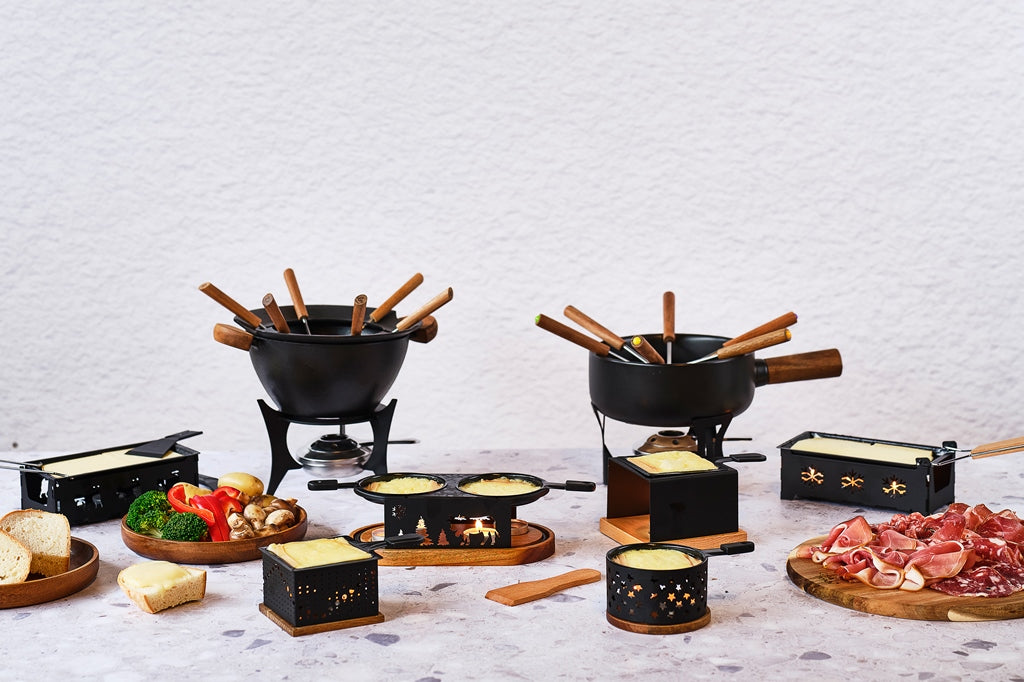 Set De Fondue Aspen Stoneware - Noir
