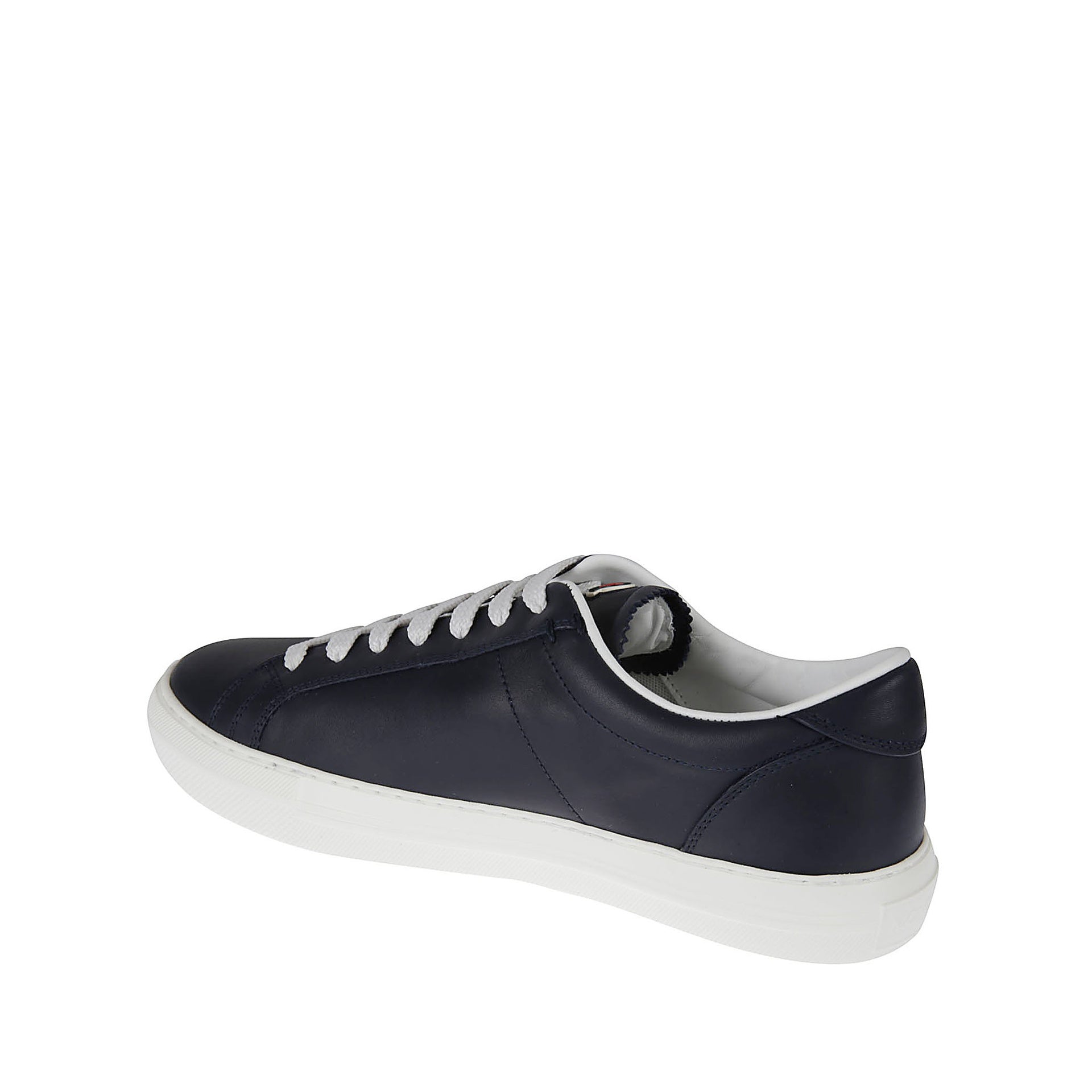Sneakers - Moncler Monaco Leather - Blue