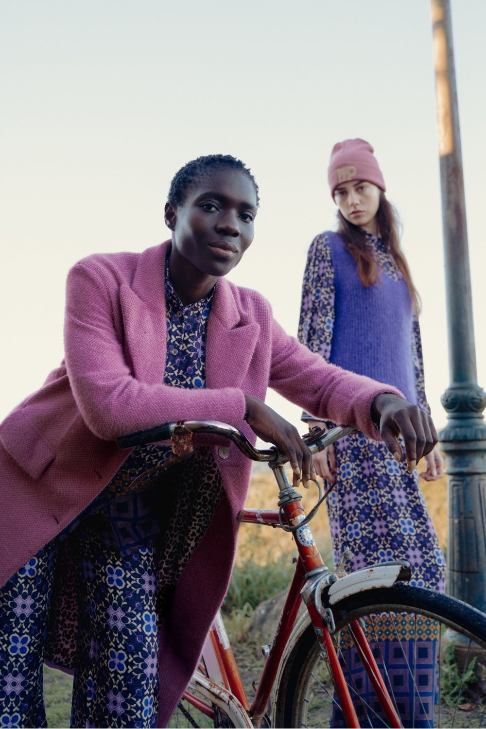 Le Maxi Manteau Alberto Rose