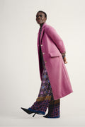Le Maxi Manteau Alberto Rose