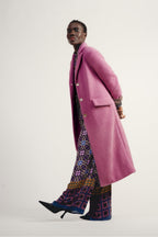 Le Maxi Manteau Alberto Rose