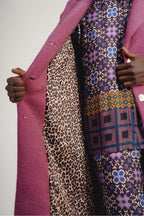 Le Maxi Manteau Alberto Rose
