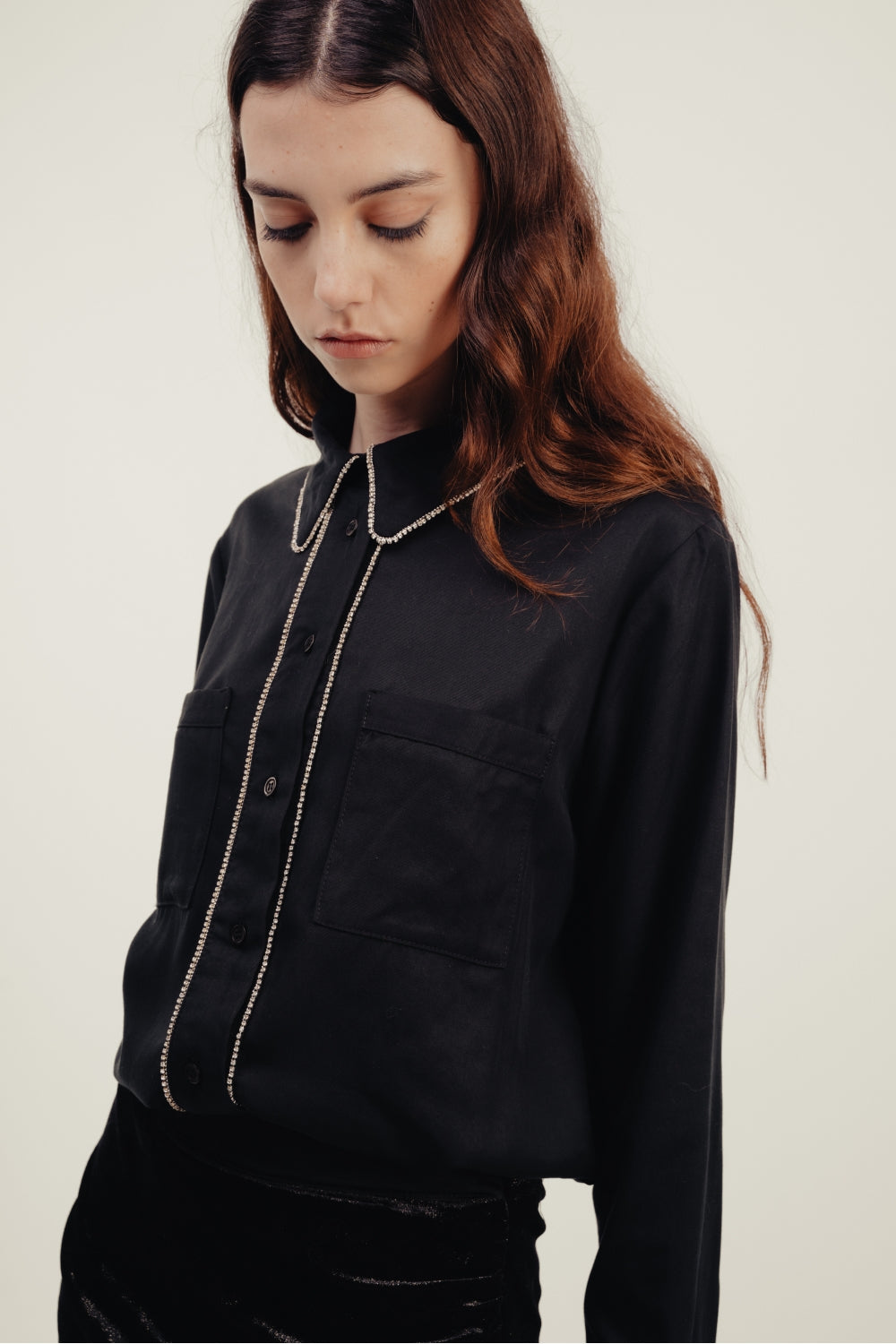 La Chemise Joe Strass Noirs
