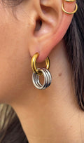 Boucles D'Oreilles Trio X Hoop