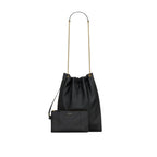 Saint Laurent - Sac Bandoulière Jamie Pochon - Femme - Black