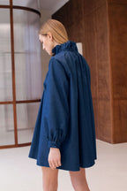 Robe Le Trenet - Bleu Moyen