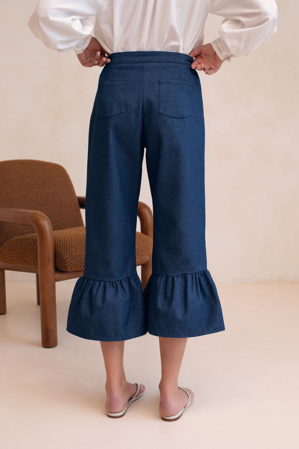 Pantalon Le Wonder - Bleu Moyen
