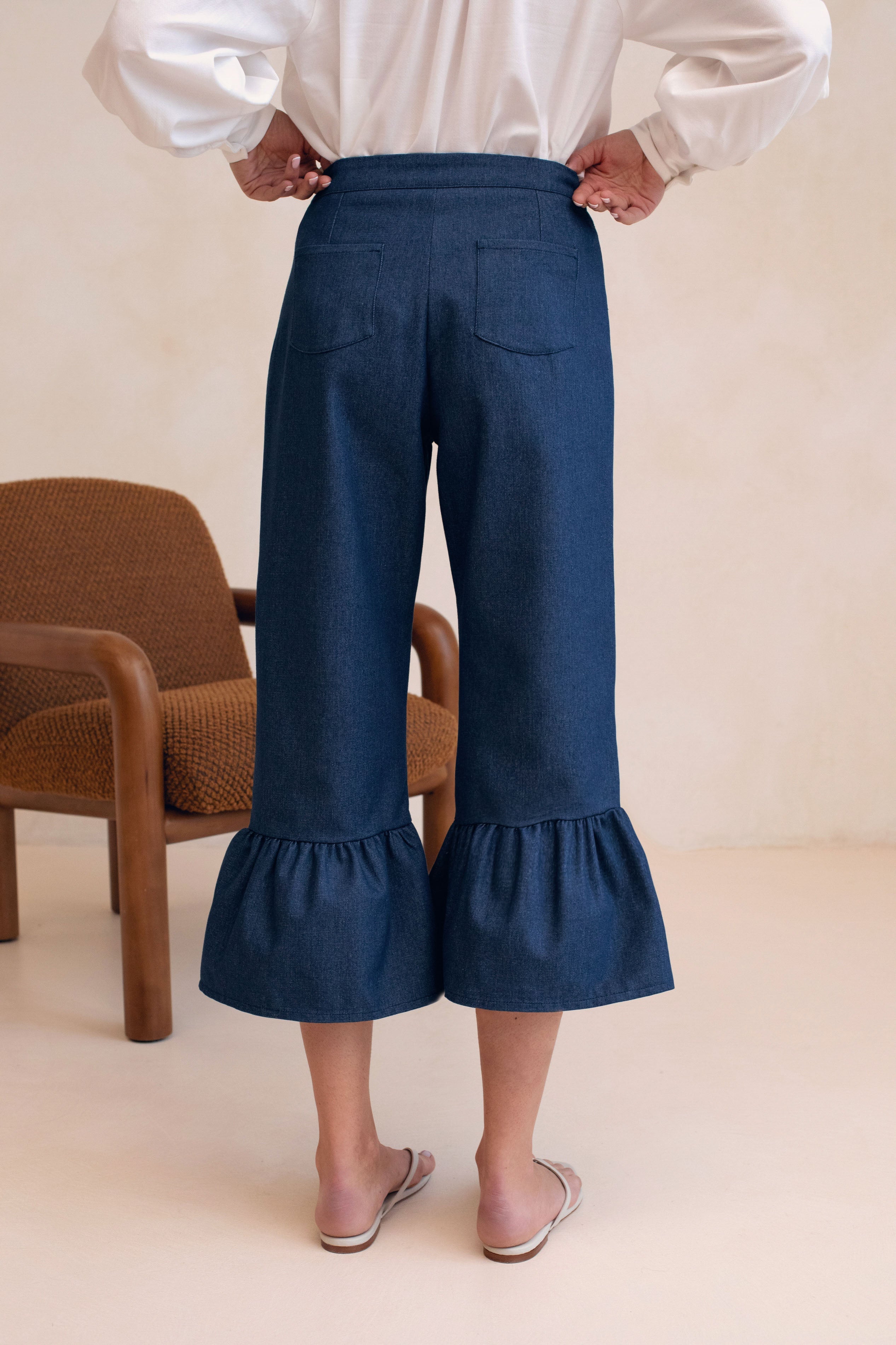Pantalon Le Wonder - Bleu Moyen