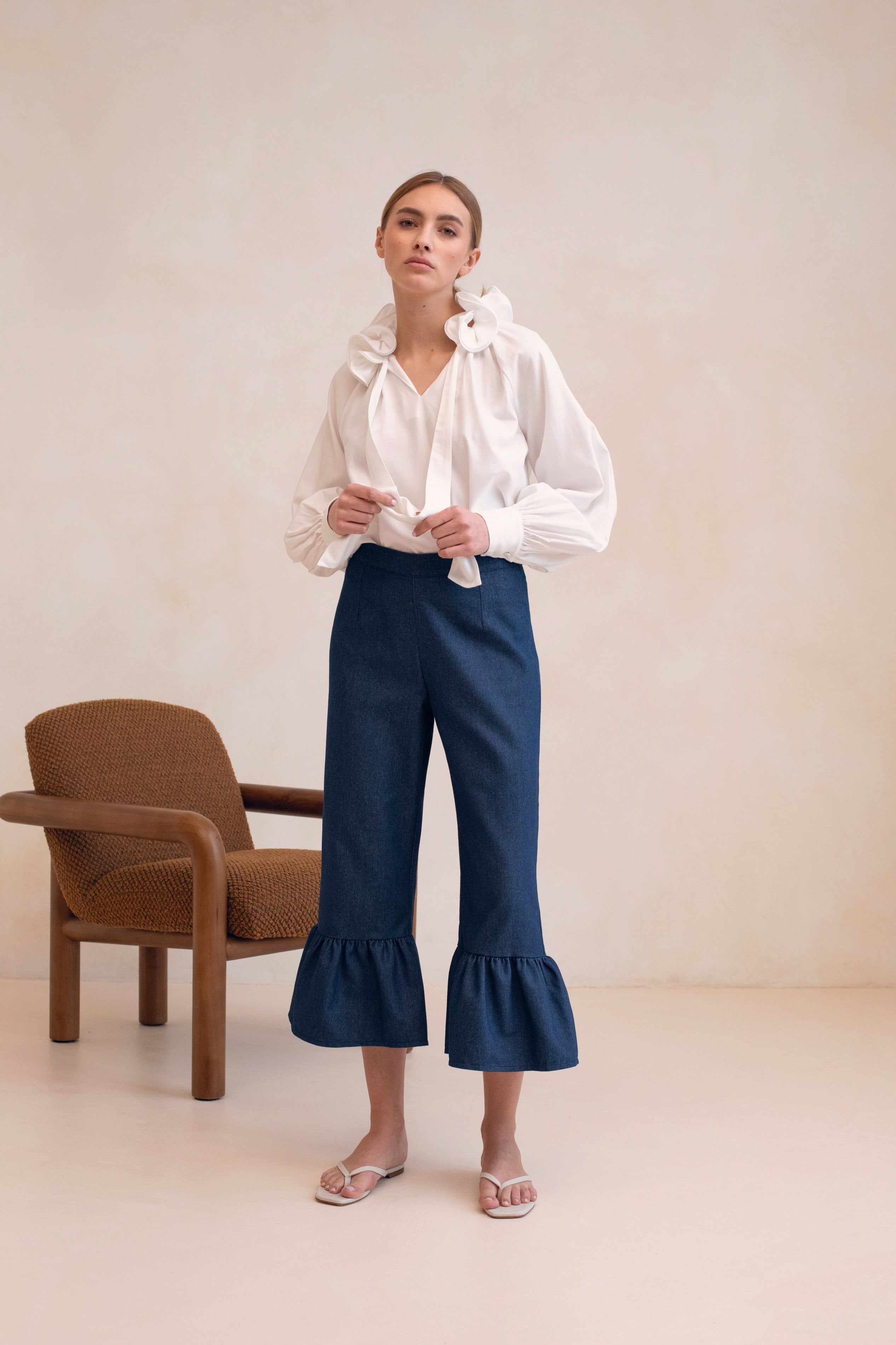 Pantalon Le Wonder - Bleu Moyen