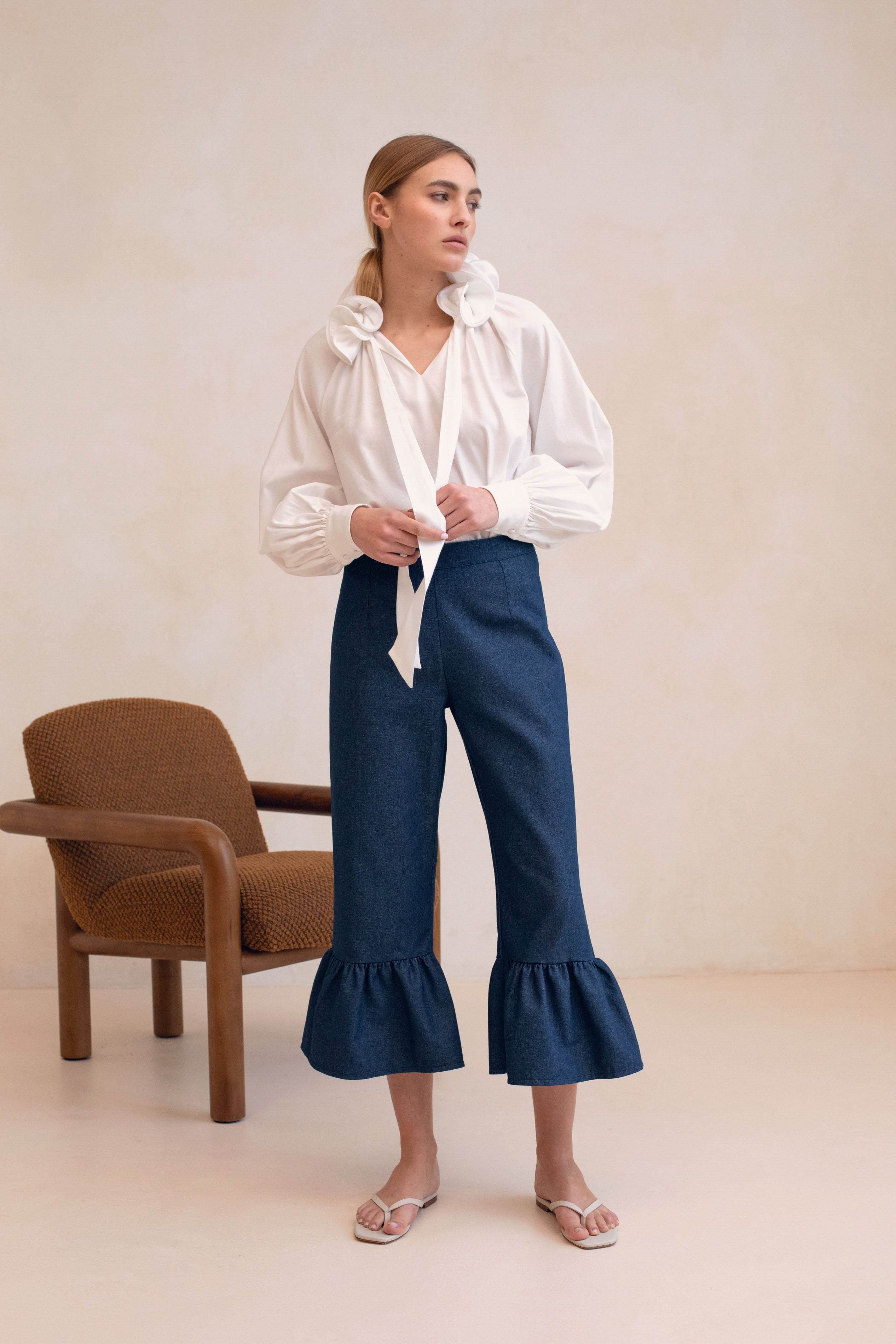 Pantalon Le Wonder - Bleu Moyen