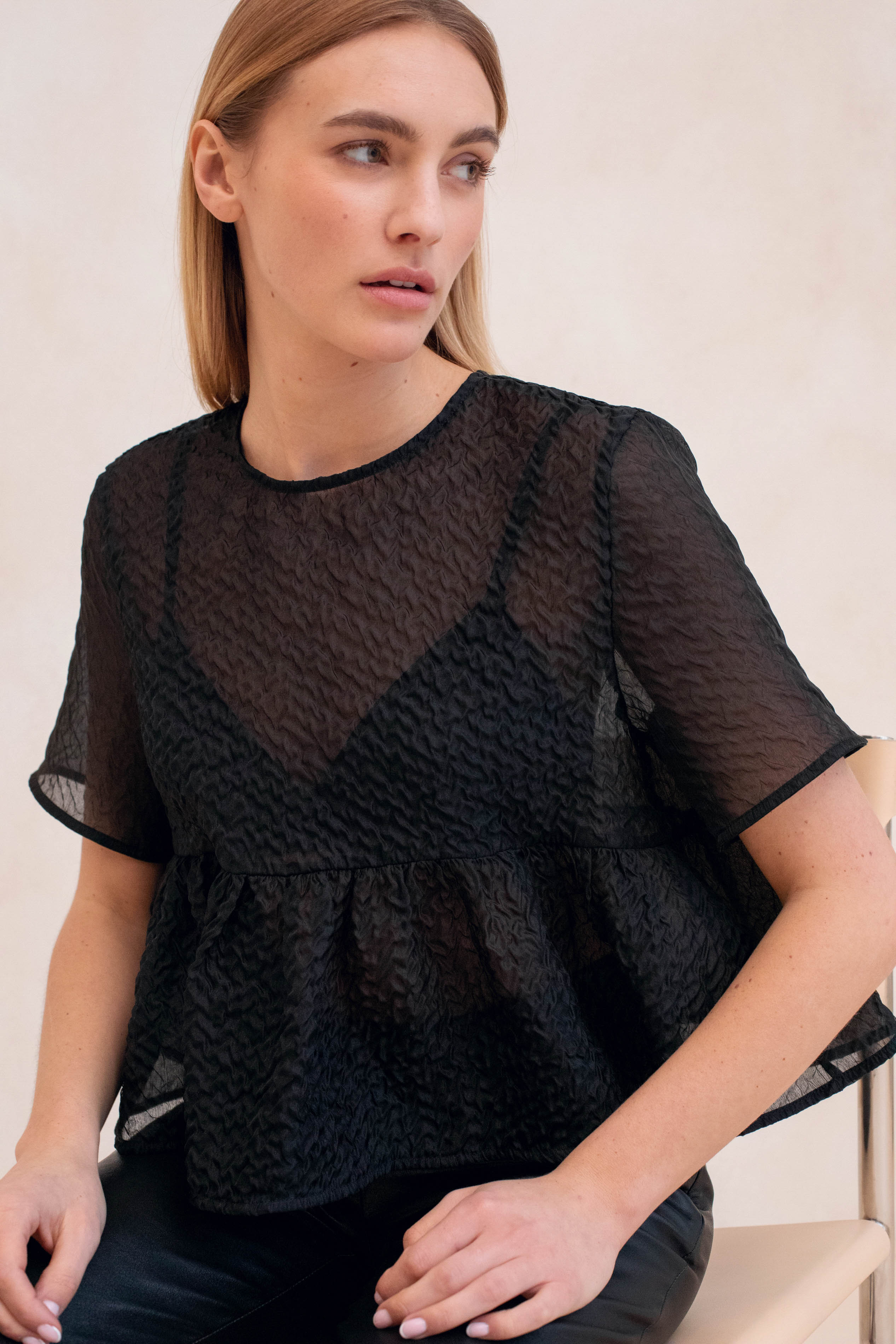 T-shirt Le Louane - Noir