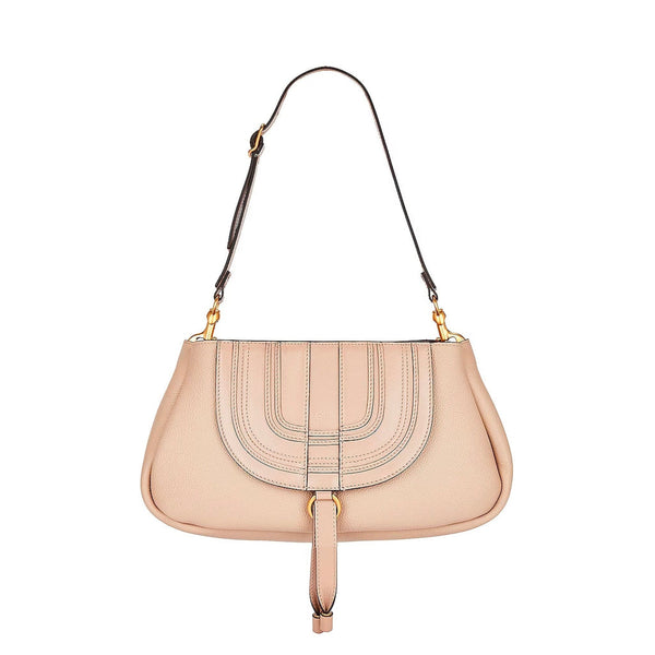 Chloe' Marcie Shoulder Bag - Beige - Femme