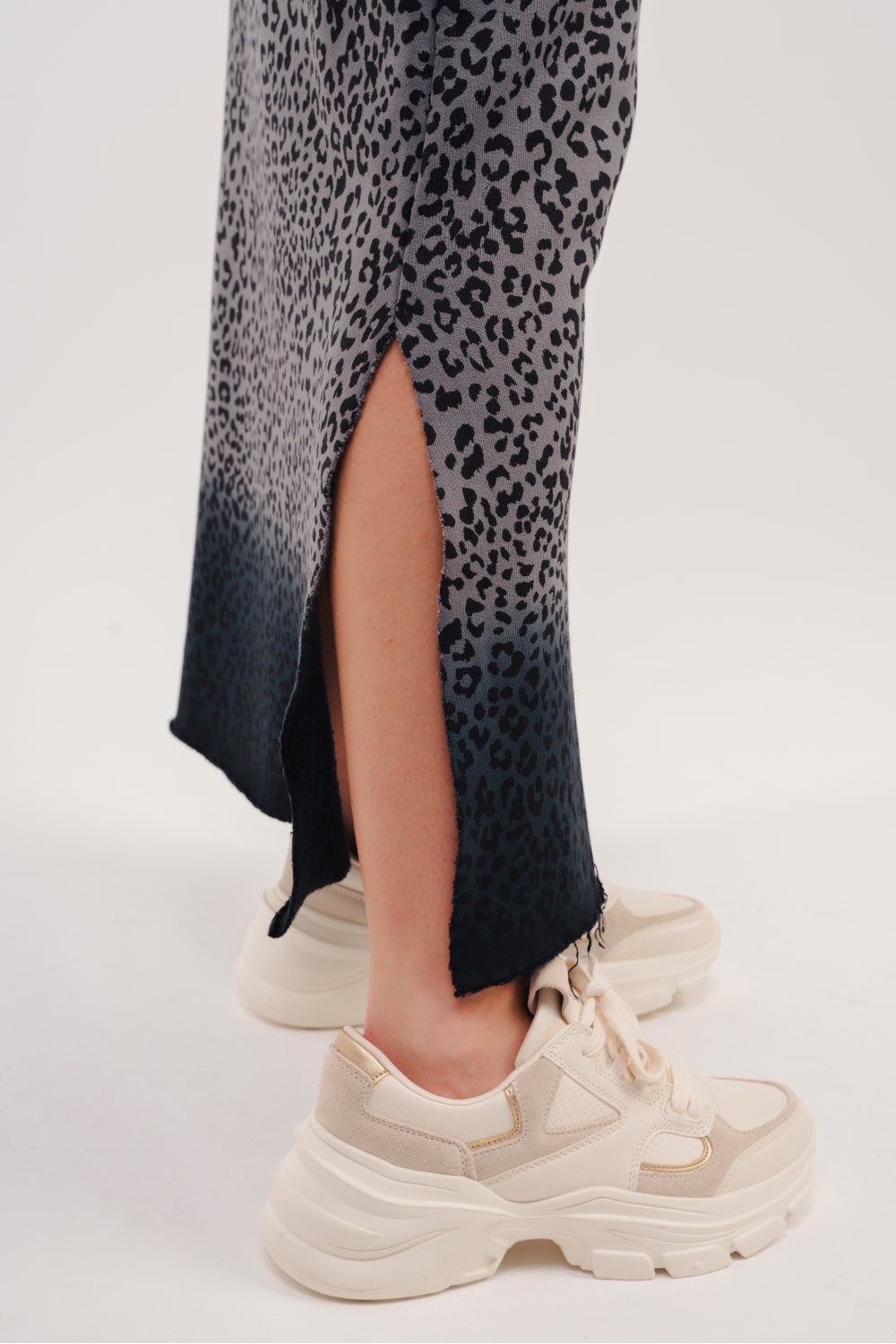 La Maxi Jupe Mitchell Tie And Dye Léo Noir