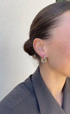 Boucles D'Oreilles Asymmetric Circle