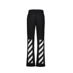 Pantalon Off-White Cotton Track - Black - Homme