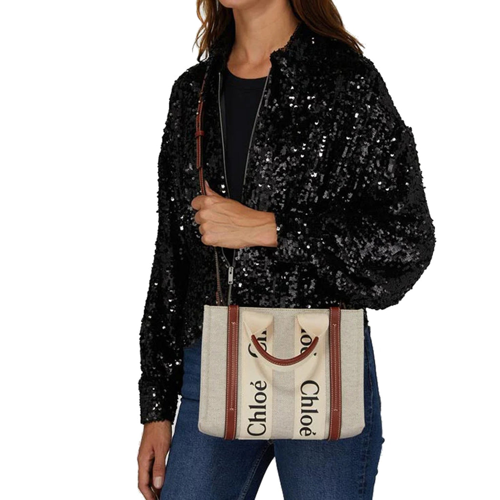 Chloe - Woody Small Tote Bag - Beige