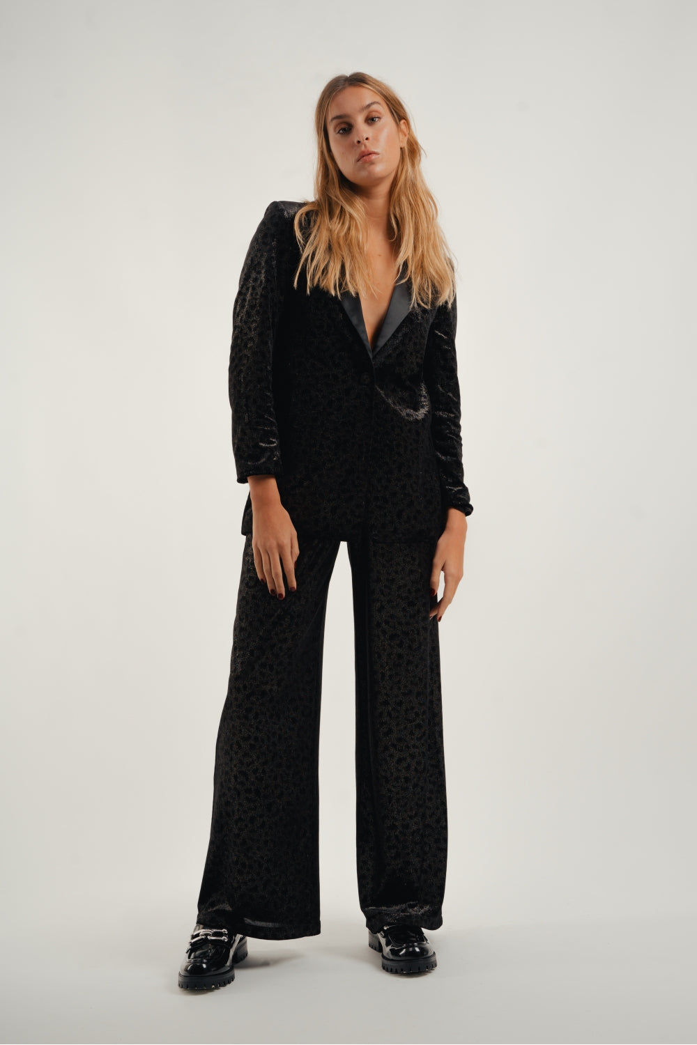 Le Pantalon Debbie Léo Gold