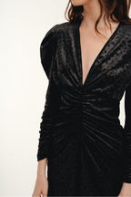 La Maxi Robe Gemma Léo Gold