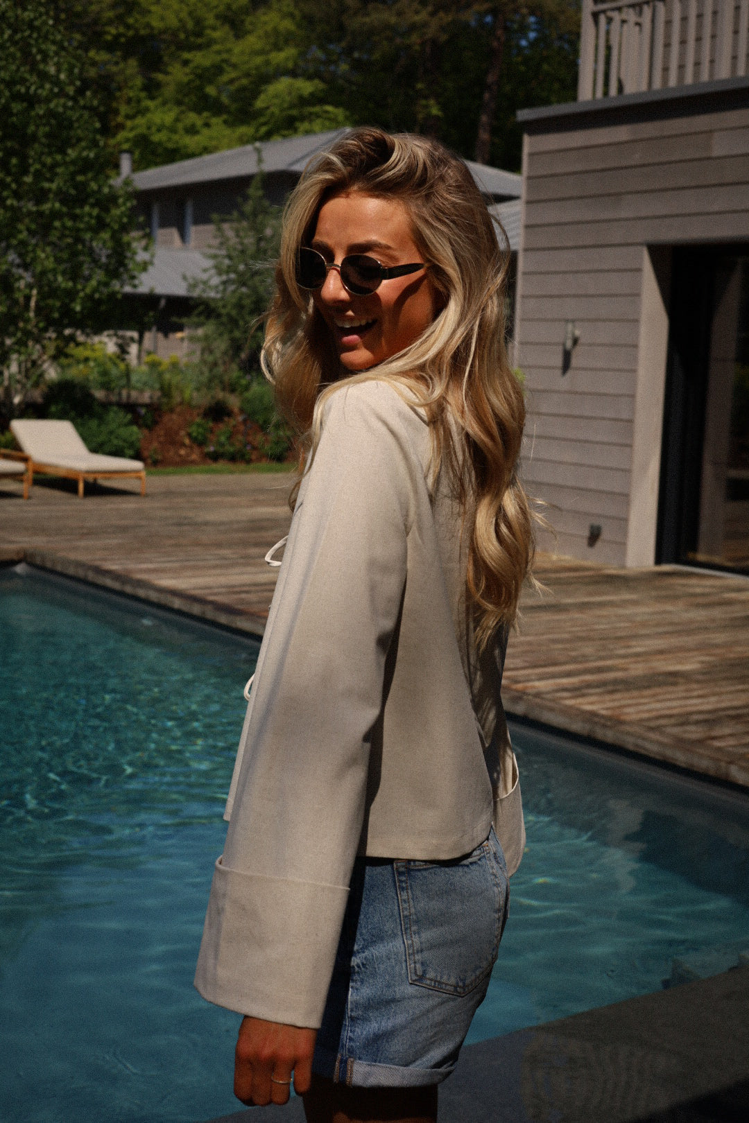 Blouse À Noeuds Nouméa - Beige