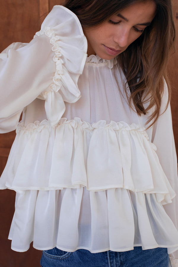 Blouse Le Carmen - Ecru