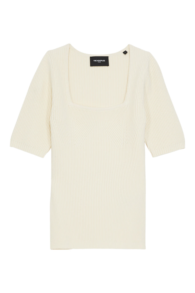 The Kooples - Top Ecru - Femme