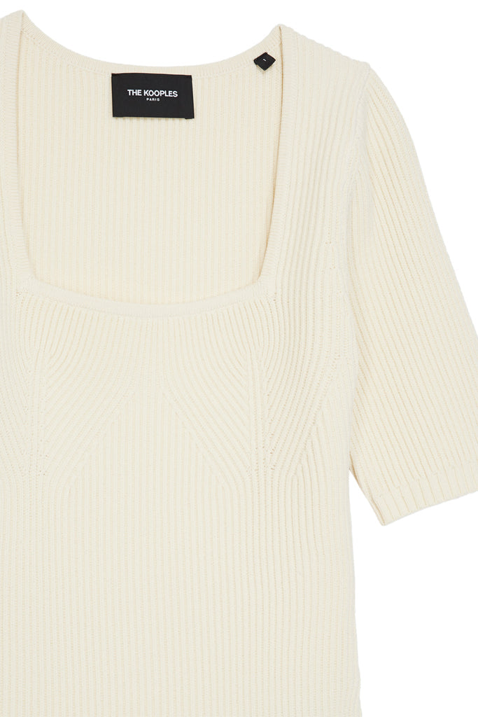 The Kooples - Top Ecru - Femme