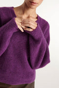 The Kooples - Pull En Alpaga Et Laine Violet - Femme