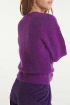 The Kooples - Pull En Alpaga Et Laine Violet - Femme
