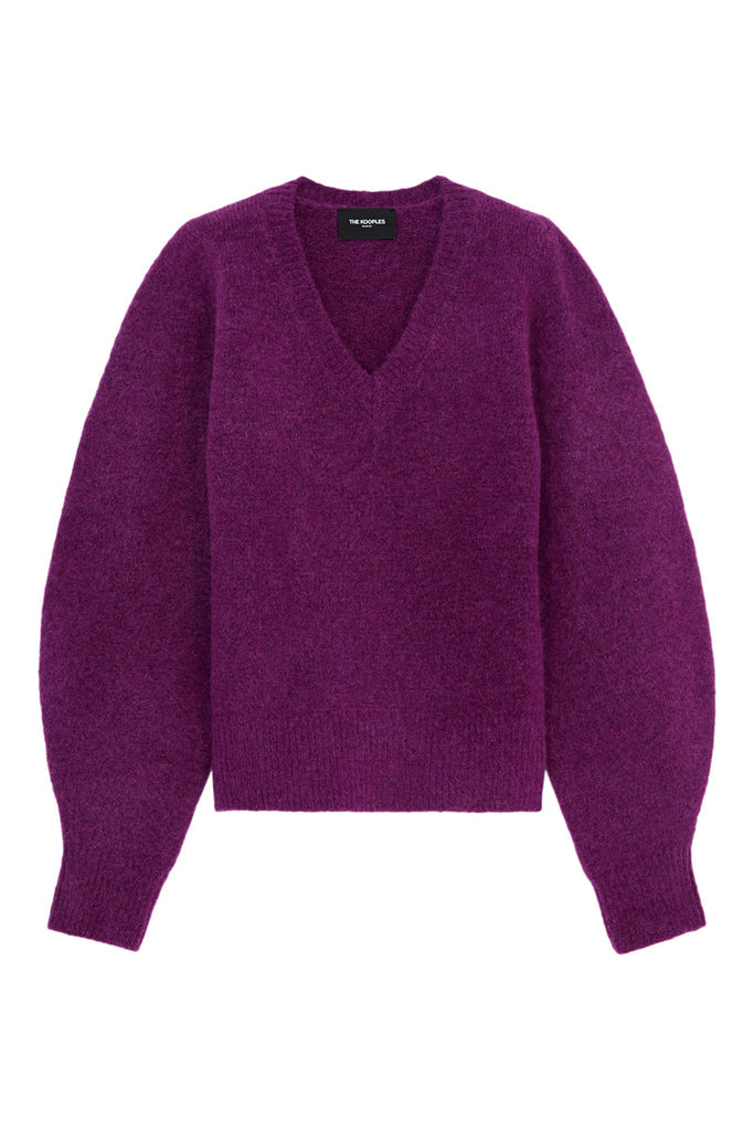 The Kooples - Pull En Alpaga Et Laine Violet - Femme