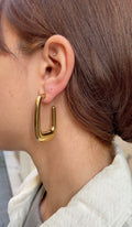 Boucles D'Oreilles Huge Rectangular