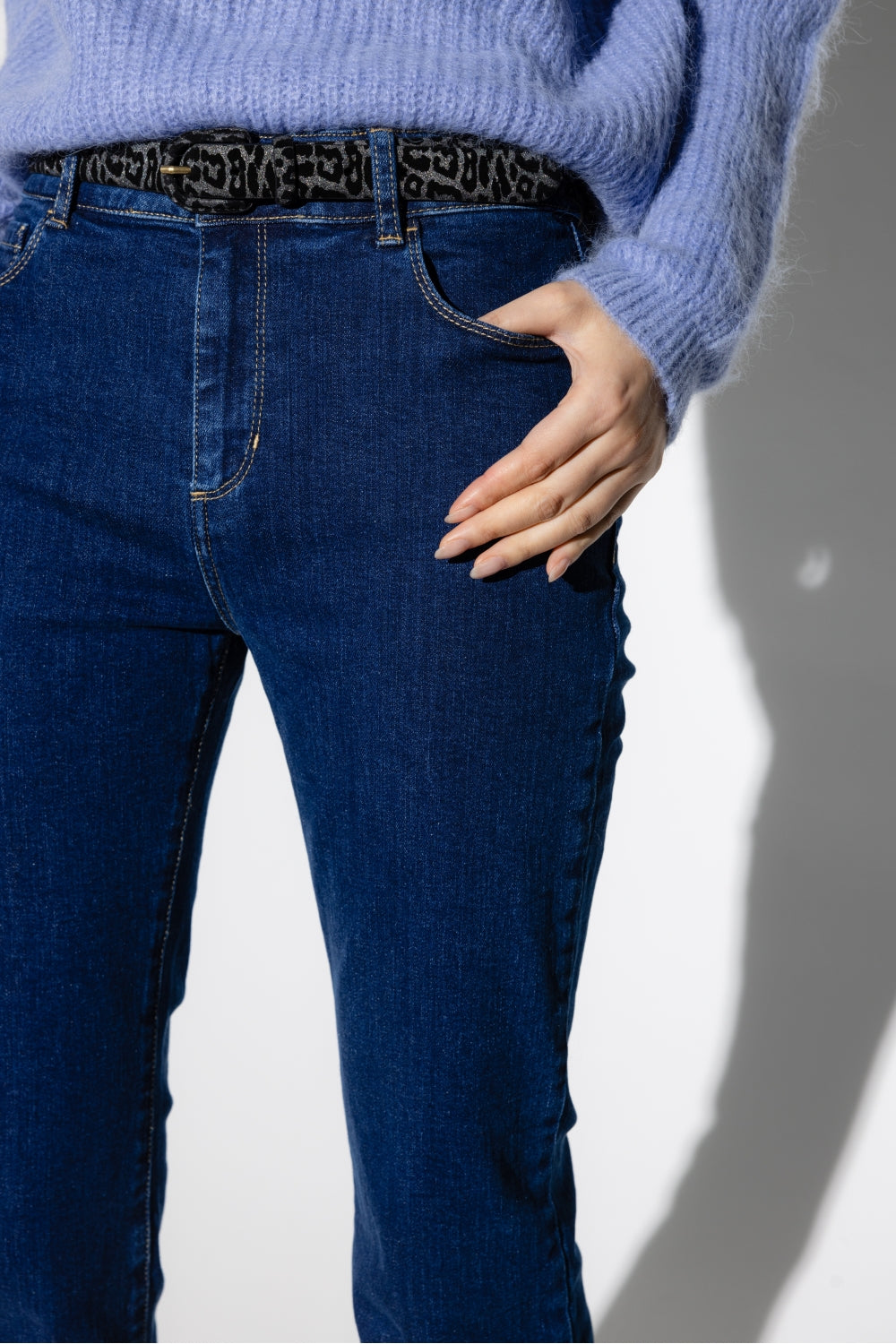 Le Jean Davis Trompette Bleu Moyen