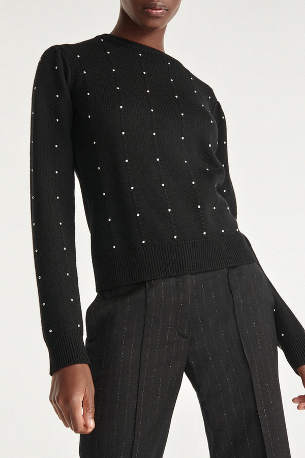 The Kooples - Pull En Laine Noir - Femme