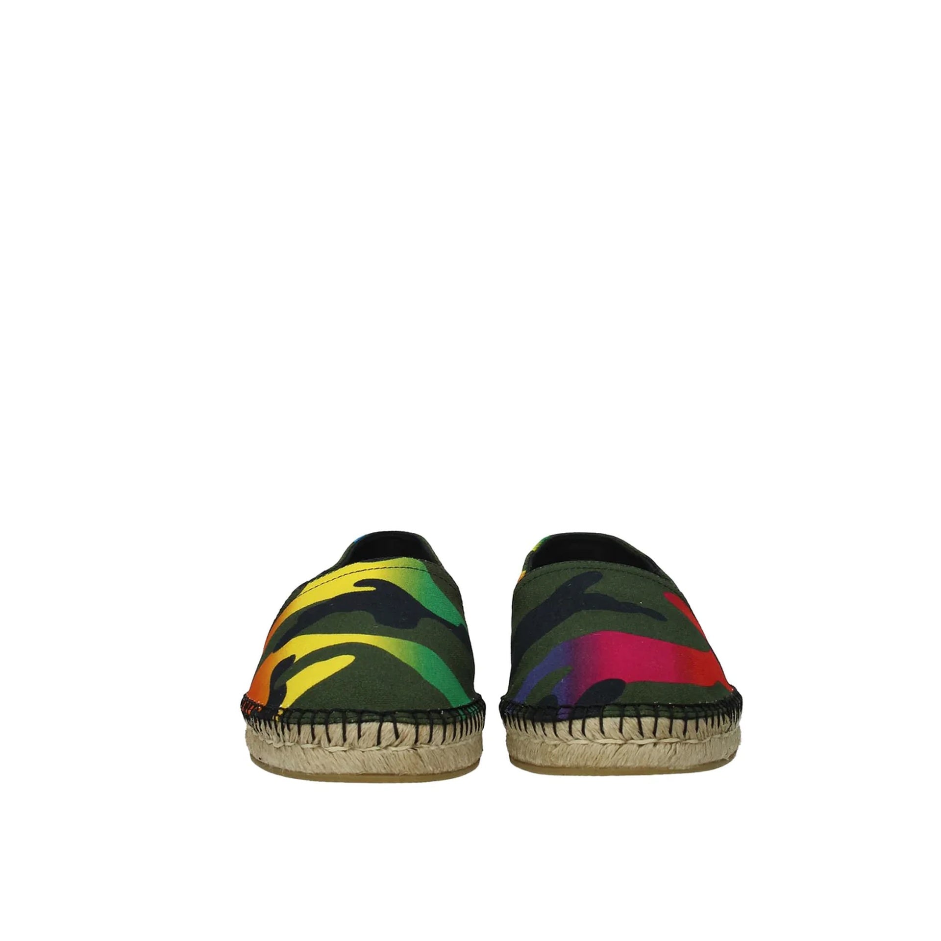 Espadrilles Valentino Garavani Canvas - Green - Homme