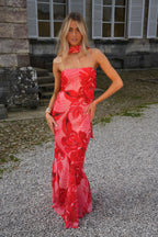 Robe Bustier Elea - Rouge