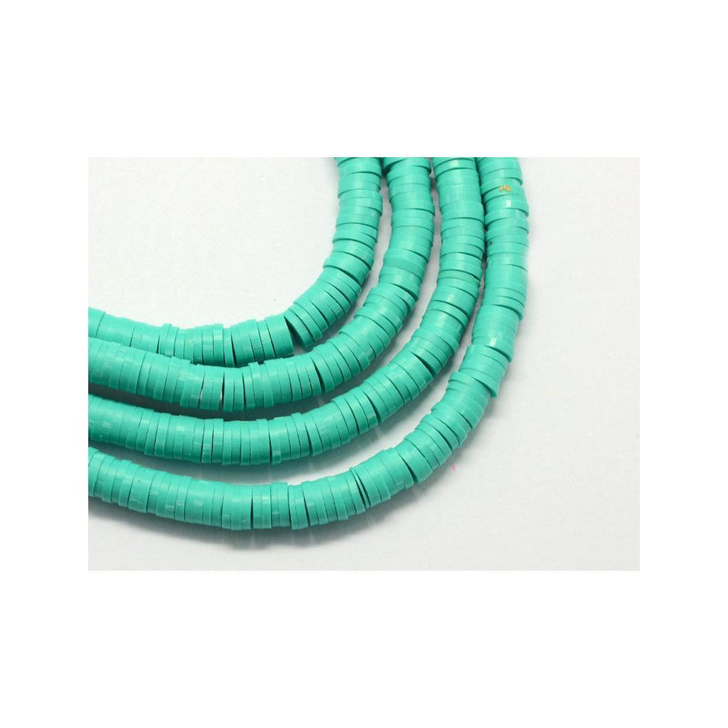 Boite De Perles Rondelles Heishi 6 Mm - Turquoise