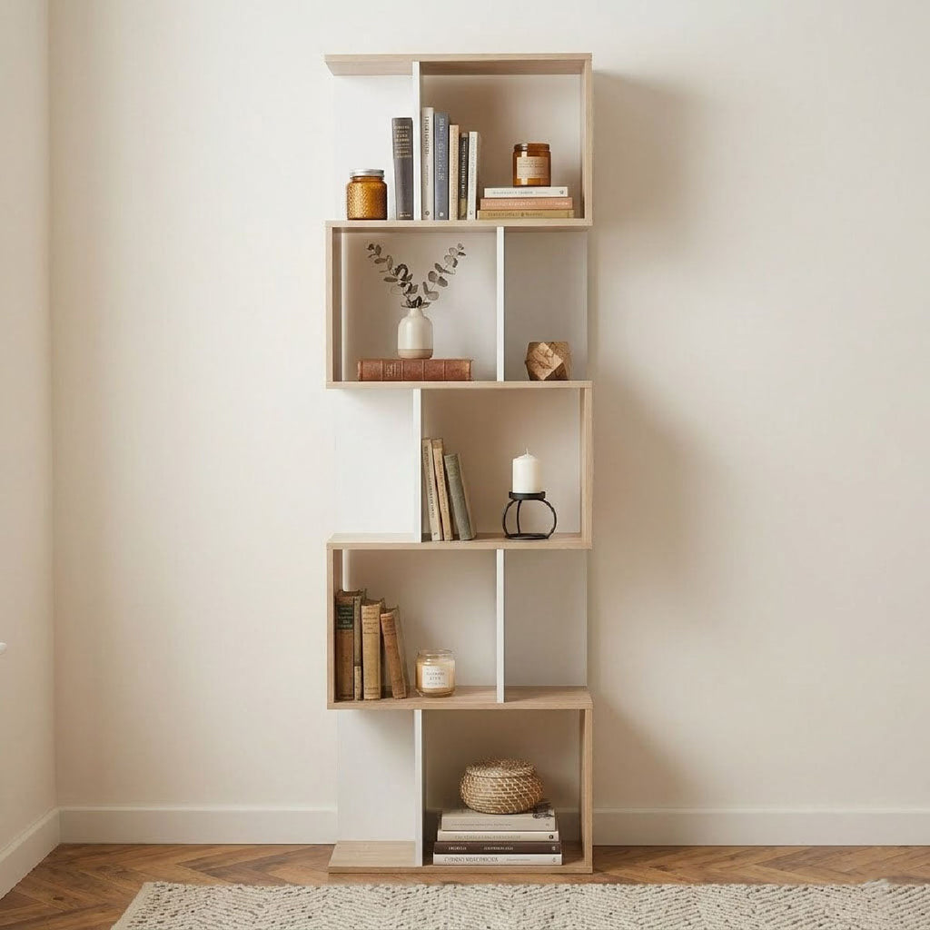 Bibliothèque - Bois & Blanc