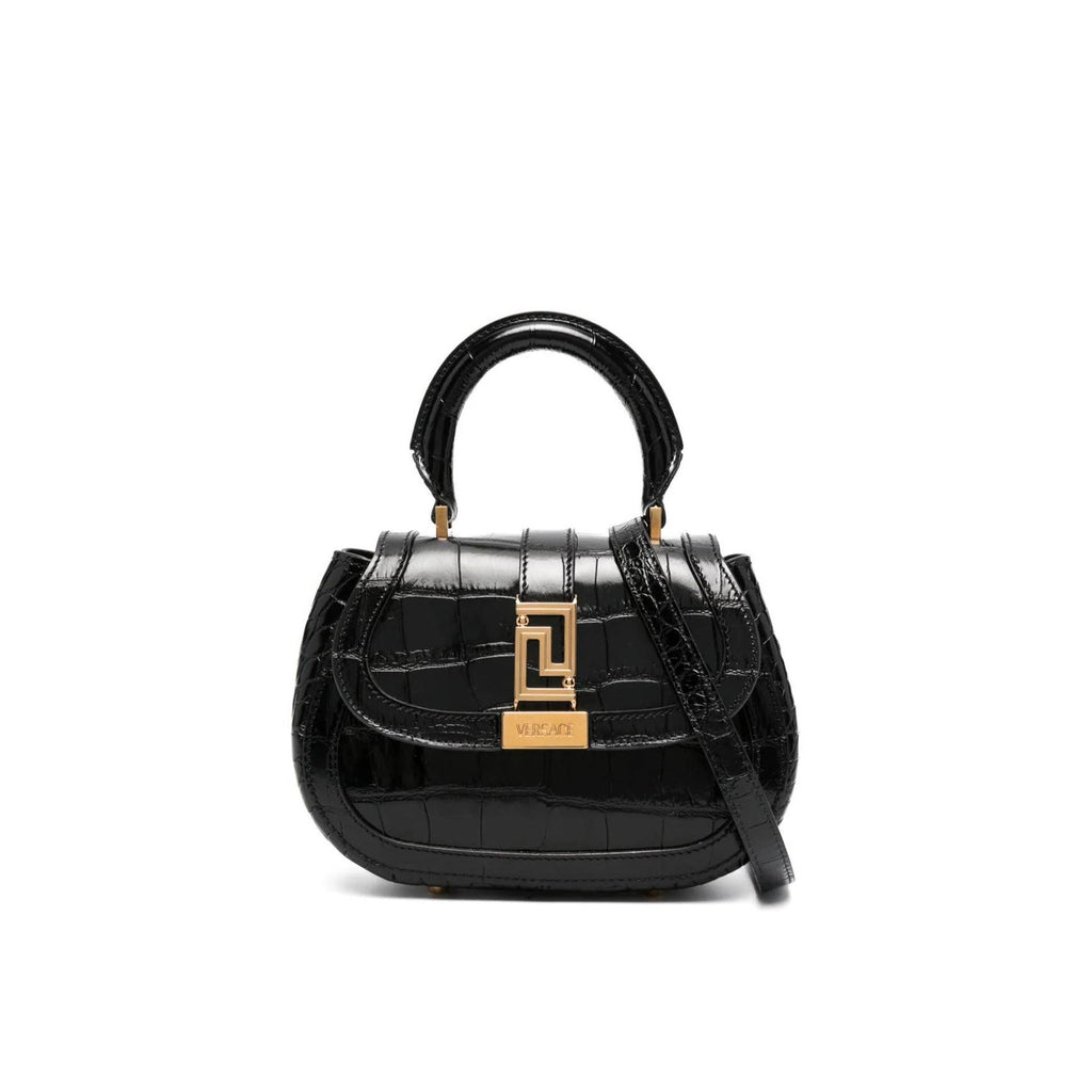 Versace Greca Goddess Bag - Black - Femme