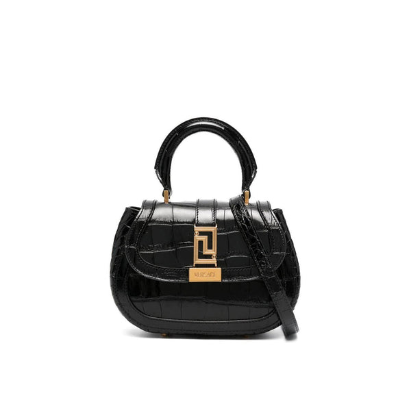 Versace Greca Goddess Bag - Black - Femme