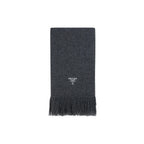 Prada - Foulard Logo Cashmere - Homme - Grey