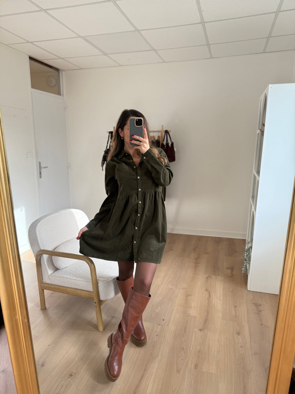 Robe Victoria Kaki