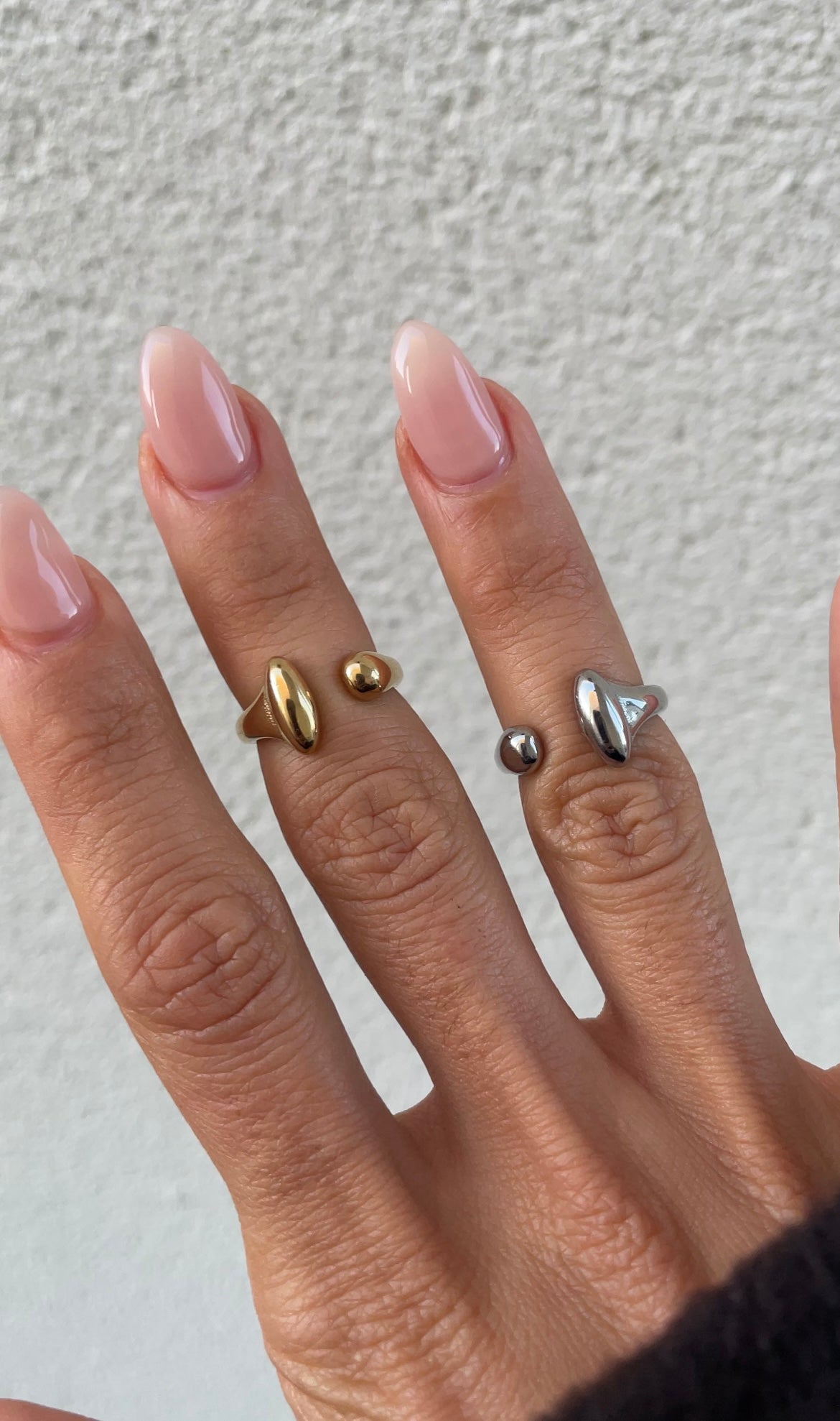 Bague Asymmetric Phalange