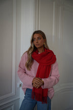 Écharpe Douce Capucine - Rouge