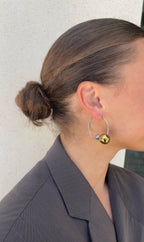 Boucles D'Oreilles Asymmetric Pearl