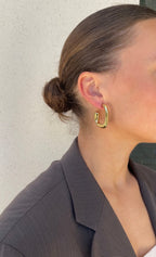 Boucles D'Oreilles Cubic